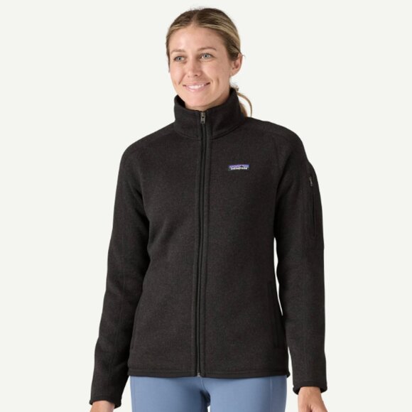 Patagonia Black Better Sweater Full Zip Jacket Women's Sz M – Everyday Fleece - Picture 1 of 3